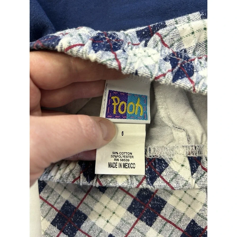 Vintage Winnie The Pooh 2 Pc Outfit Size 6